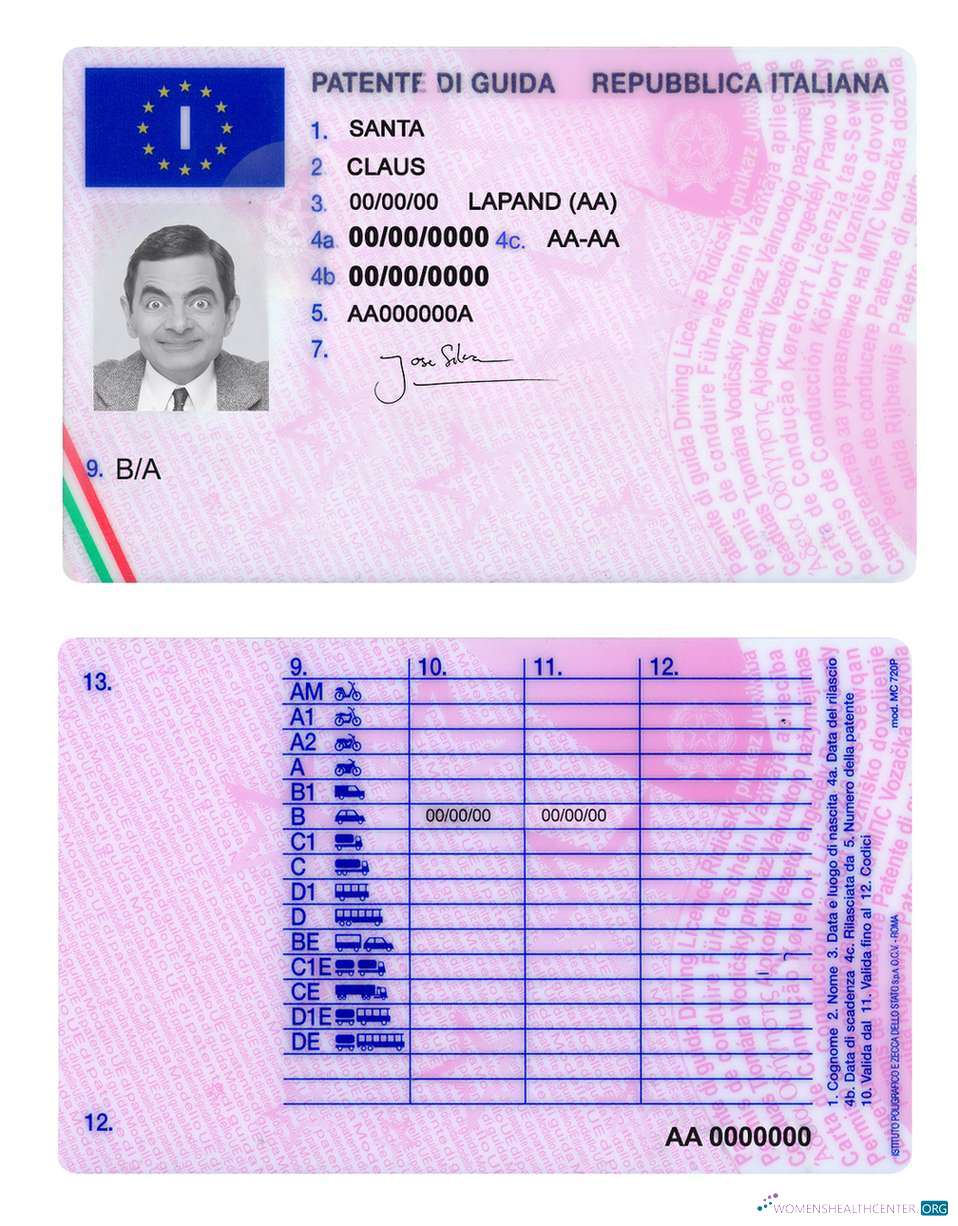 download Italy driving license